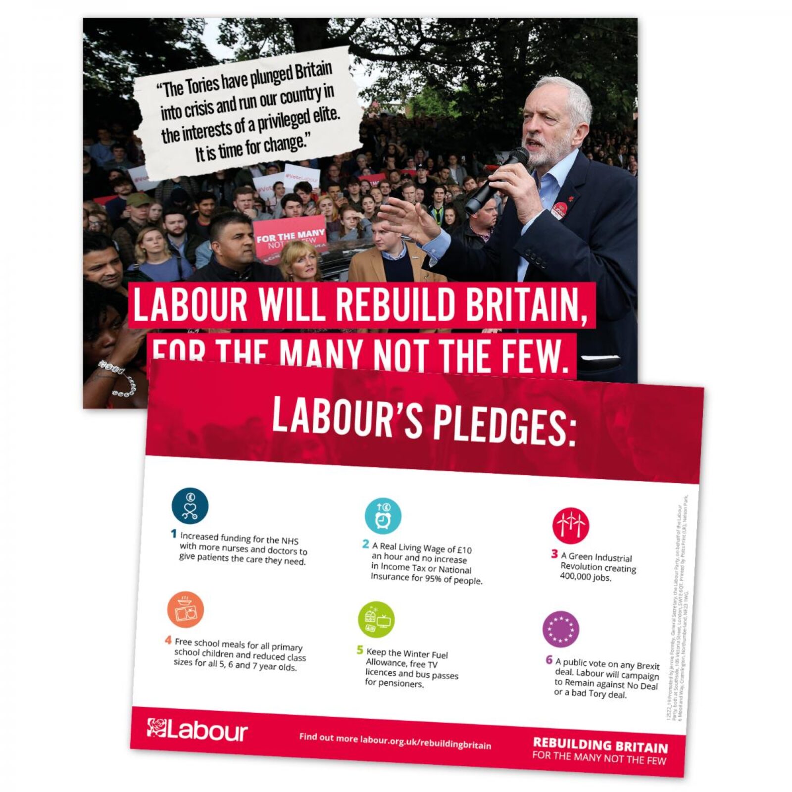 Labour pledges to rebuild Britain