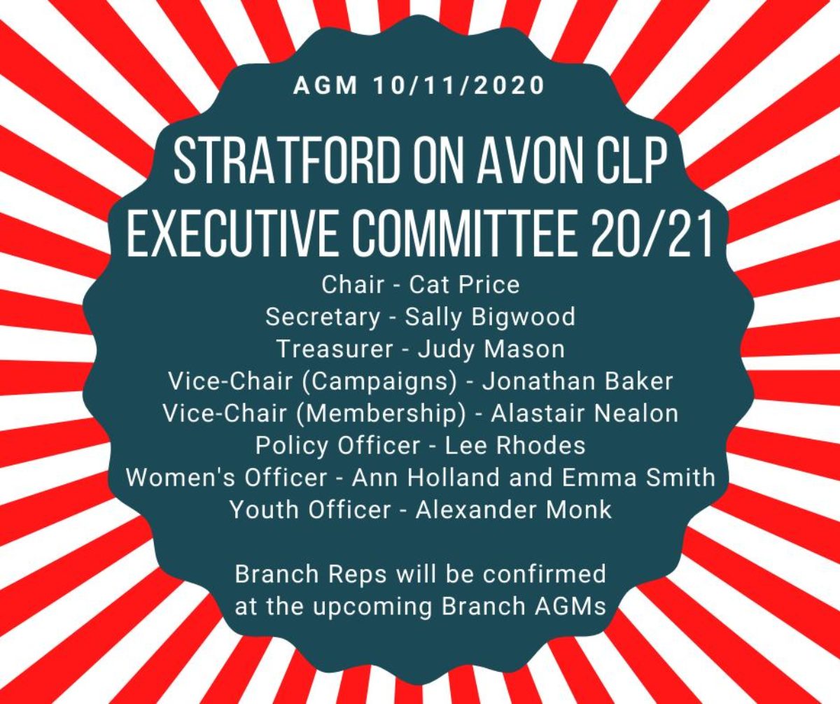 Stratford on Avon CLP Officers